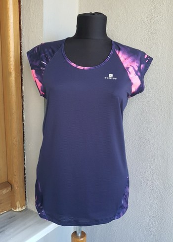 Mor Bağcıklı Kadın Spor Tsort - Görsel 6