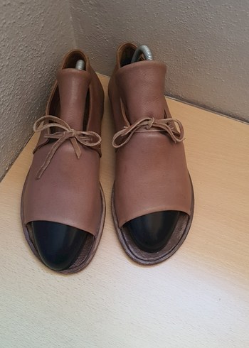 Vero Moda Deri Bej Dolgu Topuklu Kadın Ayakkabı