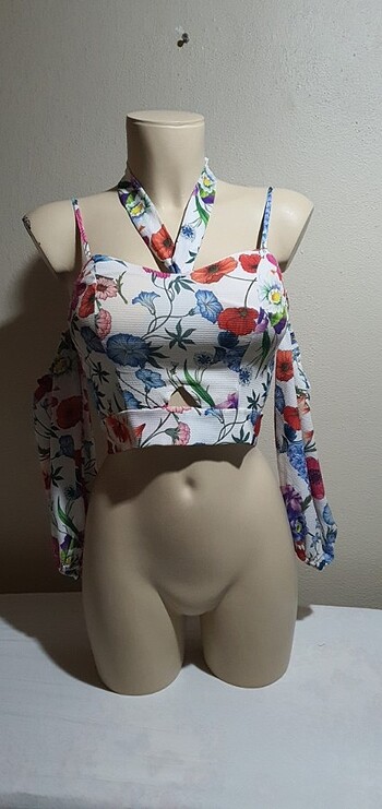 xs Beden çeşitli Renk Bayan crop