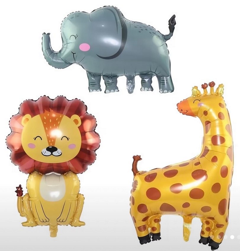 Üçlü orman hayvanları seti - Görsel 2