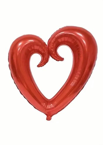 Kırmızı Kalp Folyo Balon