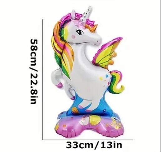 Ayakta duran unicorn