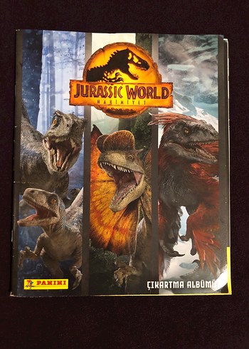 Jurassic World stickerları Panini