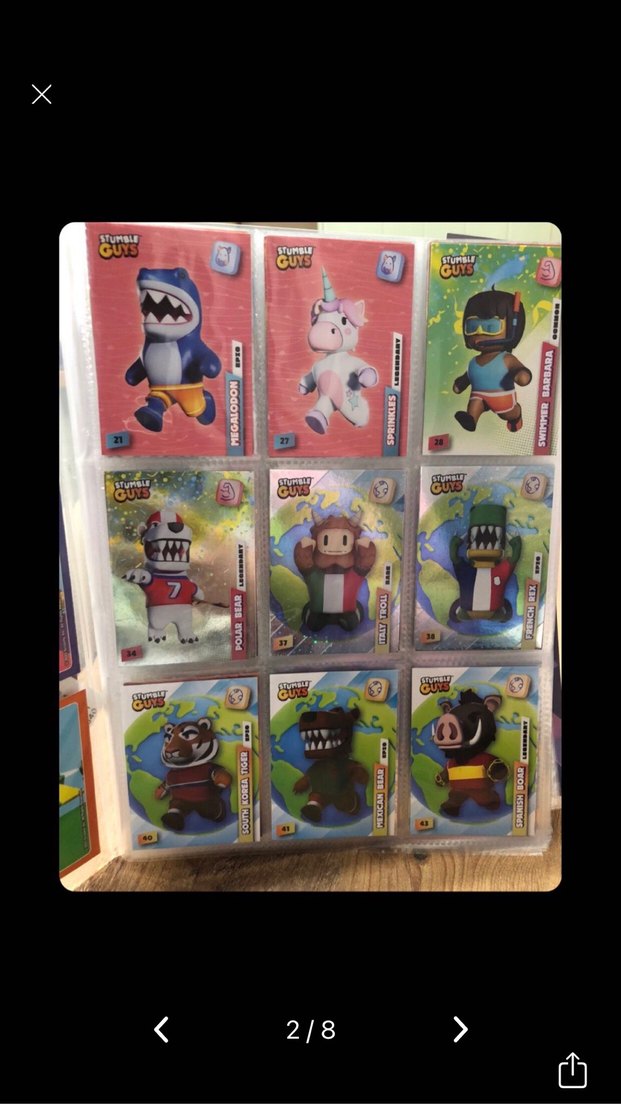 Stumble guys panini kart koleksiyon - Görsel 2