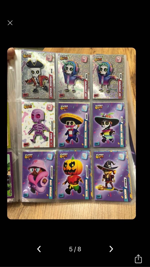 Stumble guys panini kart koleksiyon - Görsel 5