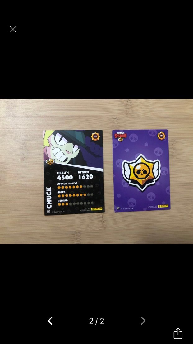 Brawl stars koleksiyon kartı panini - Görsel 2