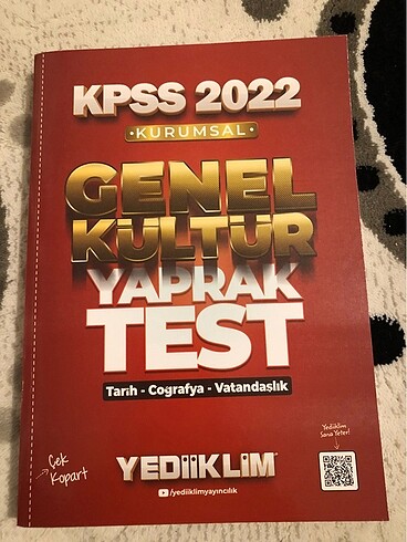 KPSS 2022 Genel Kültür Yaprak Test