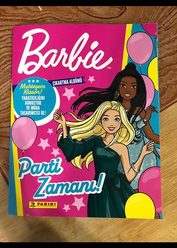 Barbie Parti Zamanı Çıkartma Albümü stickerları panini