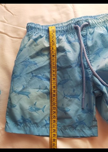 Erkek Çocuk Köpekbalığı Desenli Mavi Mayo Takımı - Görsel 6