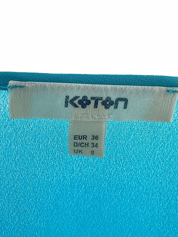 36 Beden mavi Renk Koton Bluz %70 İndirimli.