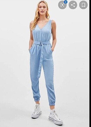 Bershka denim tulum