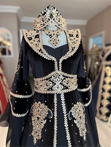 Abiye Kaftan Bindallı