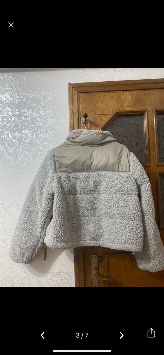 Kısa Kürklü Kadın Kışlık Ceket - Görsel 2