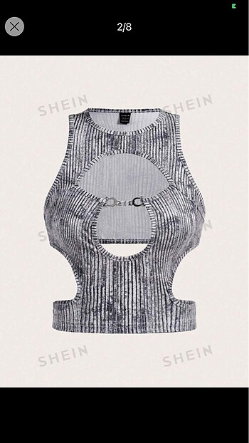 Sheinside Shein crop üst