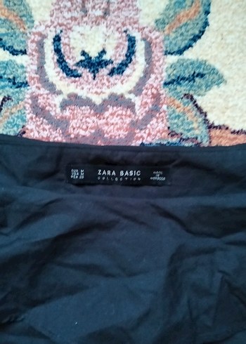 Siyah Zara Keten Bluz, Uzun Kollu, Salaş - Görsel 3