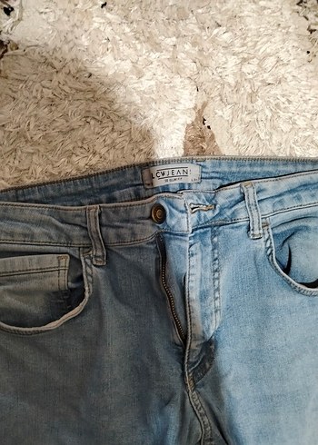 Erkek Mavi Regular Fit Denim Pantolon - Görsel 3