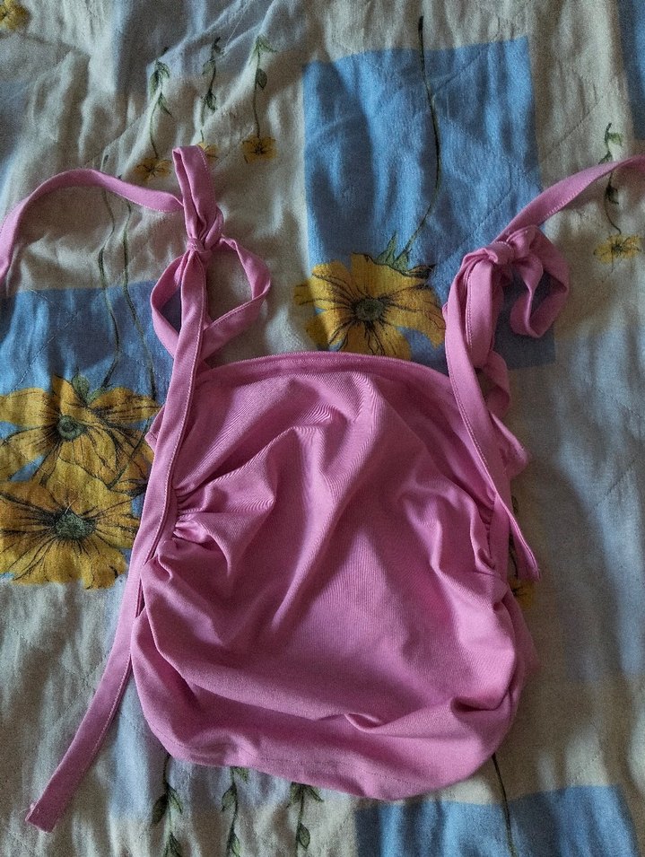 Pudra Renk Drapeli Mini Bustiyer - Görsel 3