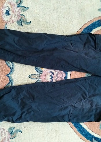 Gri ErkekDenim Kemerli Bol Pantolon - Görsel 2