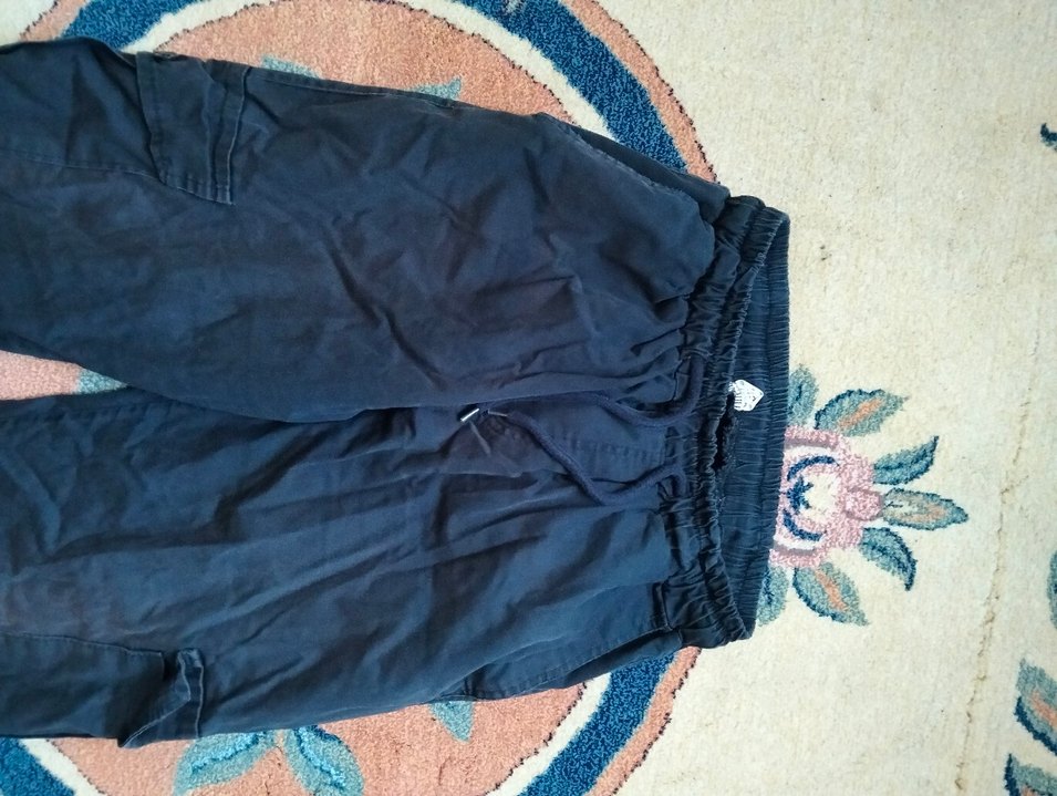 Gri ErkekDenim Kemerli Bol Pantolon - Görsel 3