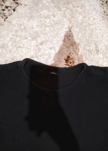 Siyah Erkek Kısa Kollu Basic Tişört - Görsel 2