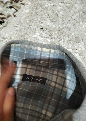 Gri Kısa Kollu Regular Fit Erkek Gömlek - Görsel 4