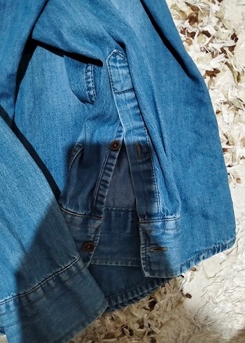 Erkek LCW Mavi Düğmeli Normal Boy Denim Ceket - Görsel 4