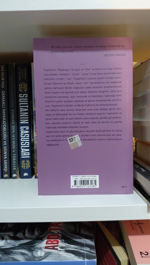 Edebiyat, Eleştiri ve Kurama Giriş - Görsel 3