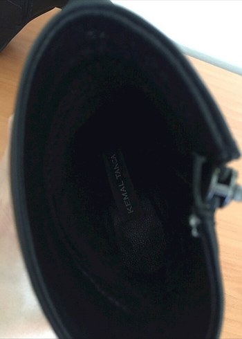 Siyah Pliseli Deri Stiletto Bot - Görsel 7