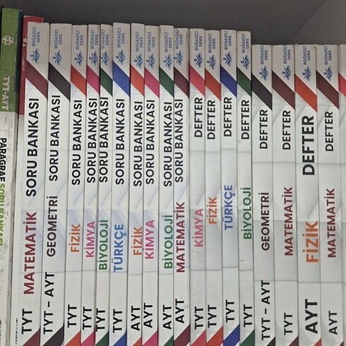  Beden Renk TYT-AYT KİTAP SETİ 20 KITAP 690 tl