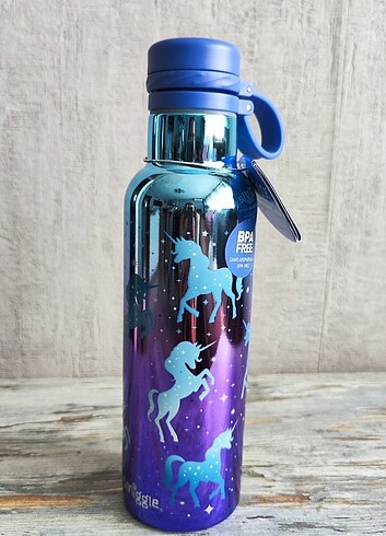 Smiggle unicorn çelik suluklu 3lü okul seti - Görsel 7