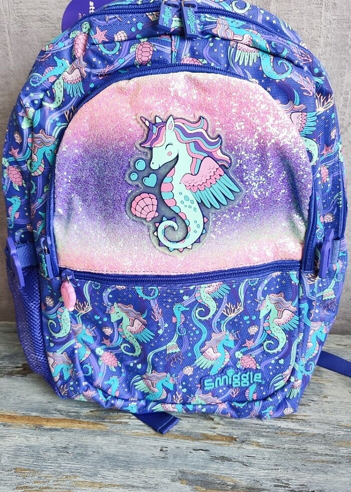 Smiggle unicorn çelik suluklu 3lü okul seti - Görsel 4