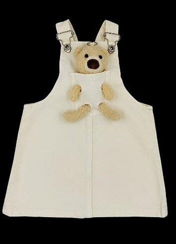 Zara 18-24 ay zarababy teddy denim jile elbise