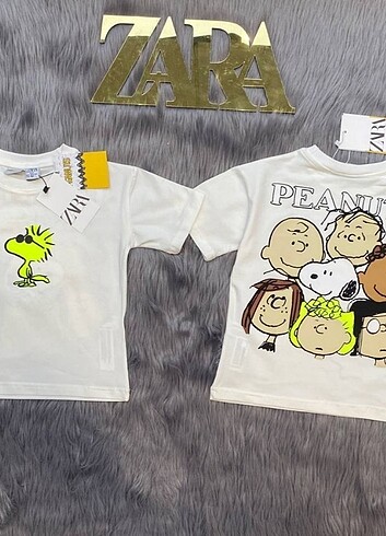 9-10 yaş Zarakids Peanuts unisex çocuk T-shirt 