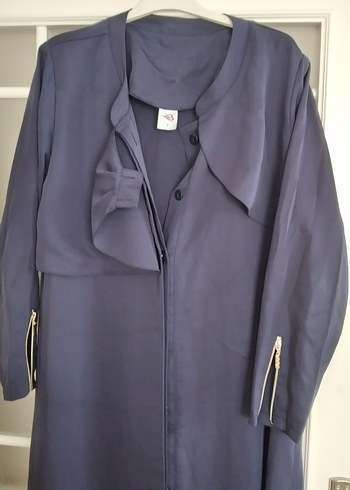 Lacivert Bayan yazlık Ferace - Görsel 3