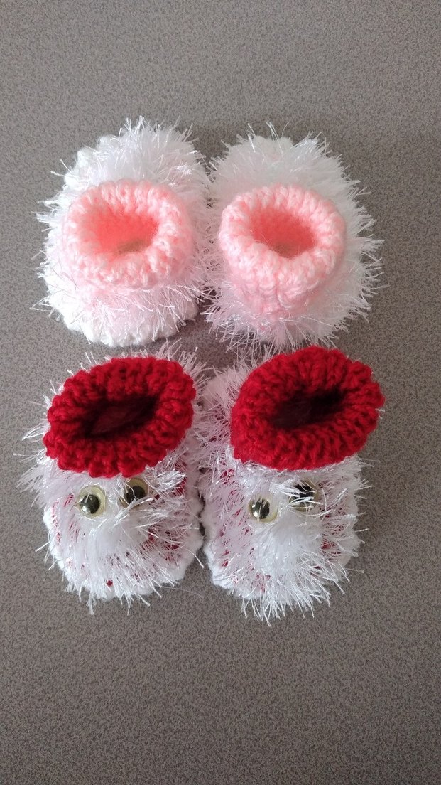 Renkli Elörgüsü bebek patiği - Görsel 3