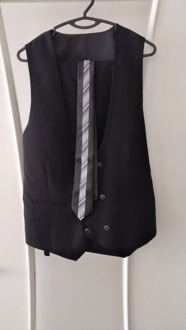 Klasik Siyah Erkek Takım Elbise - Görsel 4