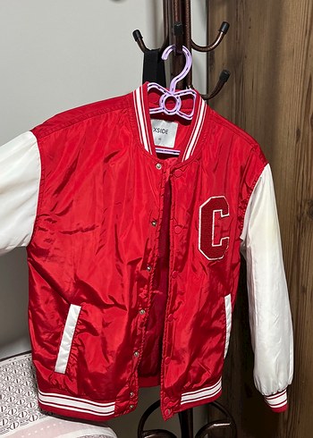 Kırmızı Spor Casual Kadın Ceket