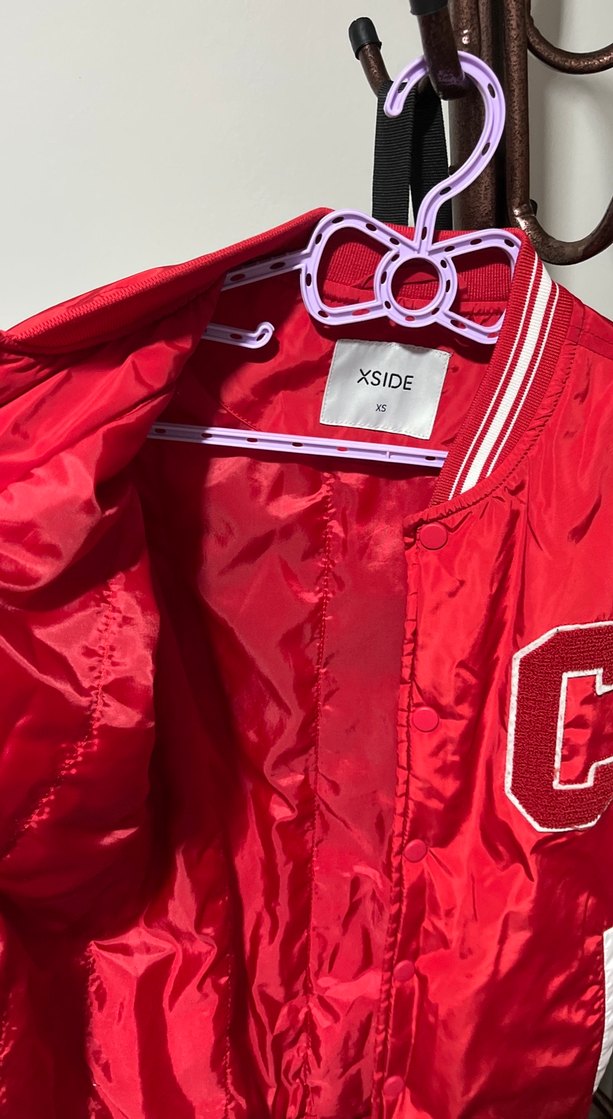 Kırmızı Spor Casual Kadın Ceket - Görsel 3