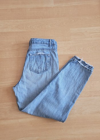 Mavi Loose Fit Midi Kadın Kot Pantolon
