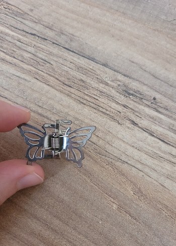 Vintage Kelebek Metal Saç Tokası - Görsel 2