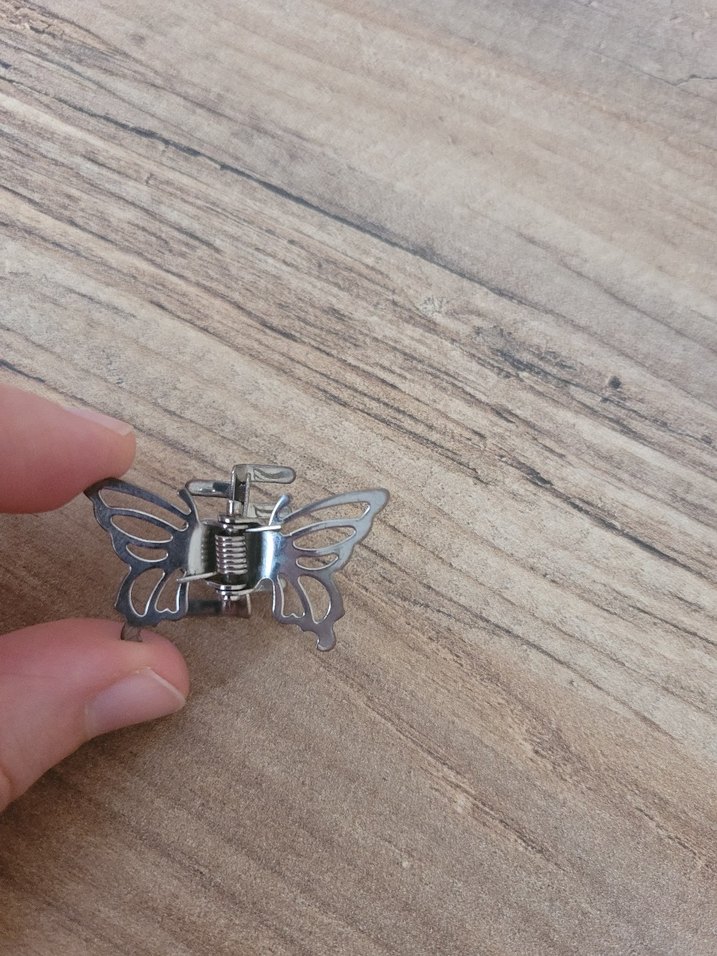 Vintage Kelebek Metal Saç Tokası - Görsel 2