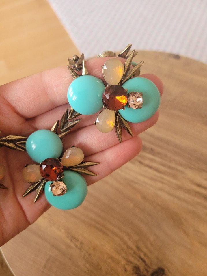 Turkuaz Boncuklu Bohem Kolye - Görsel 4