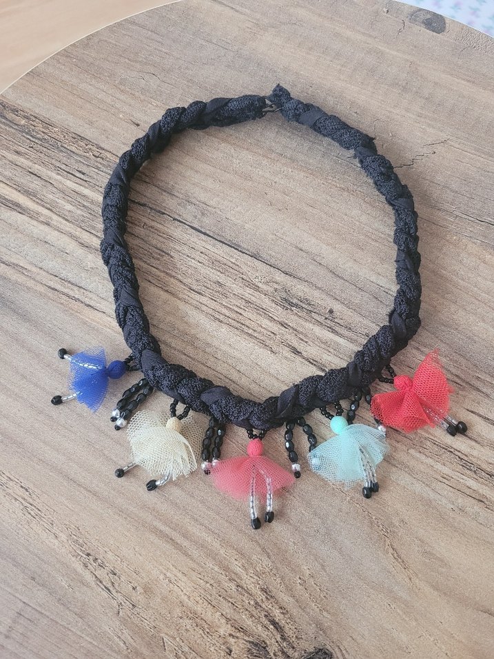 Renkli Mini Boncuklu Bohem Kadın Kolye - Görsel 3