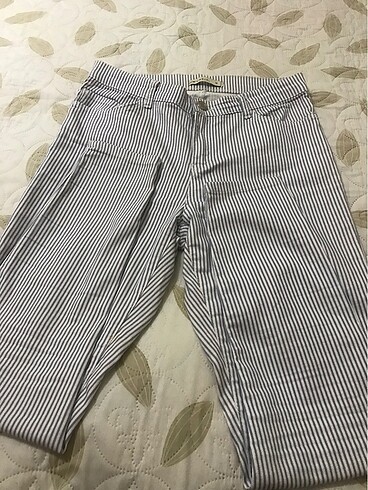 Keten lıkralı pantolon - Görsel 4