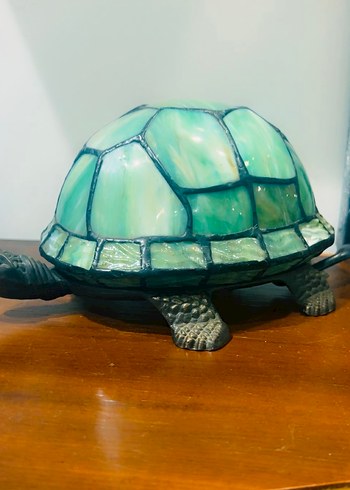 Kaplumbağa tiffany lamba - Görsel 3