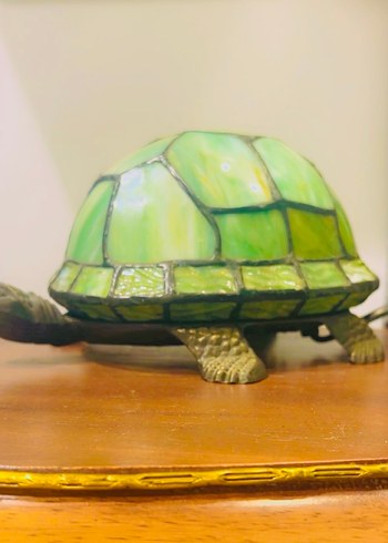 Kaplumbağa tiffany lamba - Görsel 2