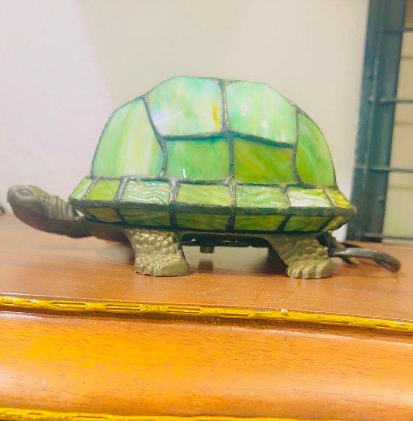 Kaplumbağa tiffany lamba - Görsel 4