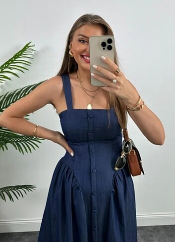 Bershka Prenses Model Jean Elbise