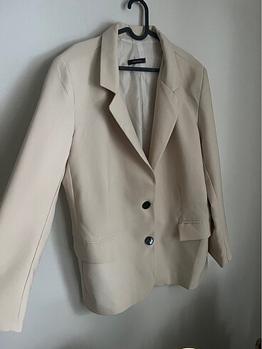 xl Beden ten rengi Renk Blazer ceket