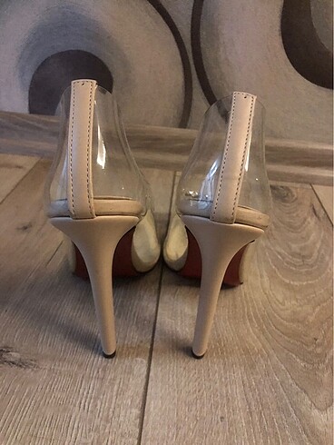 38 Beden Şeffaf stilettoe